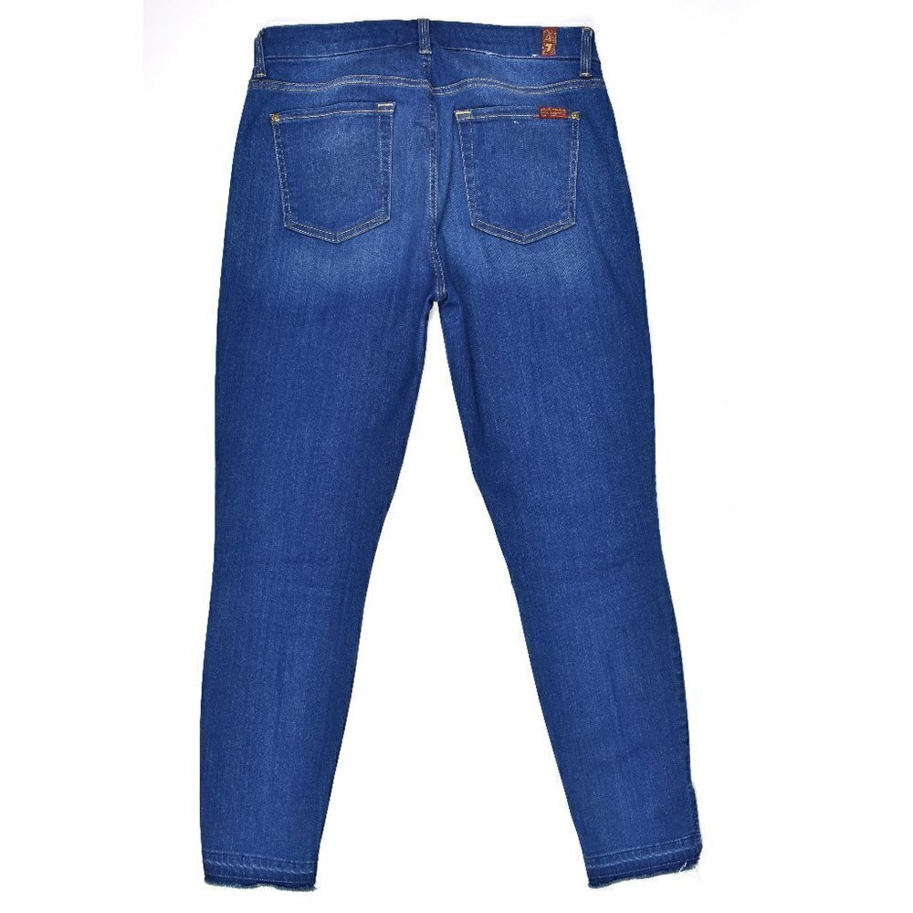 7 For All Mankind b(air) High Waist Ankle Skinny Jeans 28 - Picture 2 of 7
